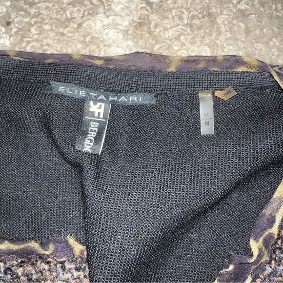 Elie Tahari sweater cardigan size M - Picture 5 of 8